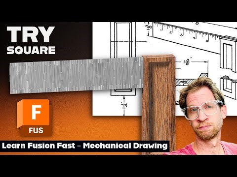 Autodesk Fusion Tutorial: Model a Tri Square with Components (Hybrid Workflow)