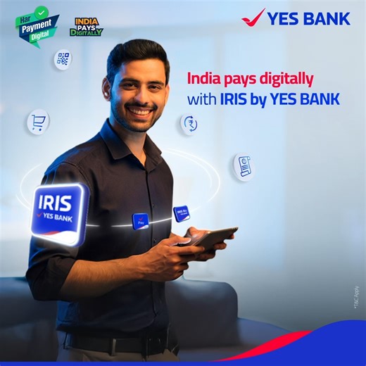 Why juggle papers, your wallet and phone when IRIS by YES BANK lets you pay your bills seamlessly? This Digital Payments Awareness Week, #IndiaPaysDigitally with IRIS by YES BANK, your all-in-one financial super app. Experience the power of - Quick fund transfers to any bank account - Seamless bill payments for utilities, recharges, and more. With 150 features and services, IRIS by YES BANK simplifies your financial life, wherever you are. Enjoy a single, unified platform that caters to all your