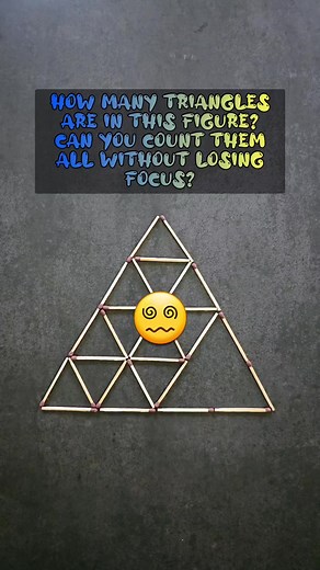 370K views · 3.4K reactions | How many triangles are there? #triangles #puzzle #howmany #focus #see #GotIt | Everyday Discoveries | Facebook