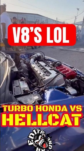 Turbo Honda vs SRT Hellcat! 🔥💨