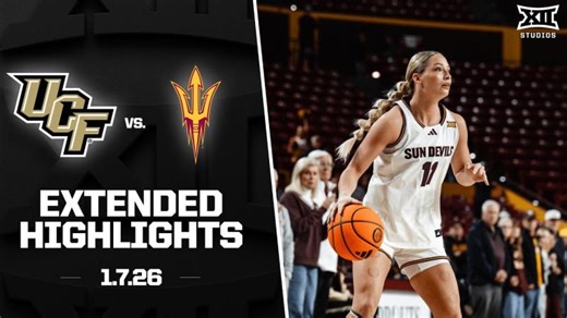 UCF vs. Arizona State Extended Highlights | 2025-26 Big 12 Women s Basketball | Alex Coil