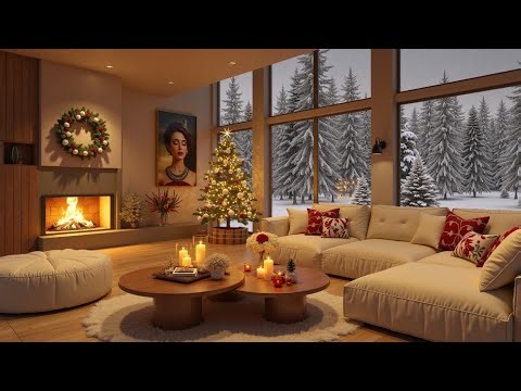 Jazz Winter Wonderland ~ Peaceful Smooth Jazz Music for a Snowy Evening Ambiance Loop