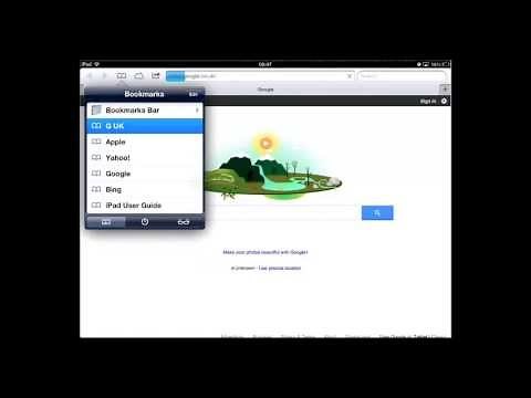 Bookmarking on iPad. Helpful Hints
