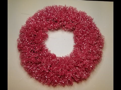 Wreath Base - Pull Through (Push Through?) Method