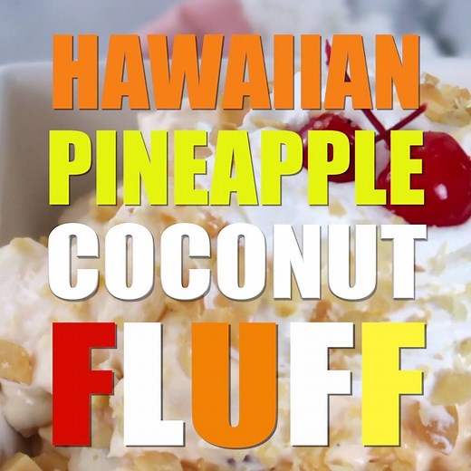 This easy peasy dessert is ready in a snap *Hawaiian Pineapple Coconut Fluff* Get the full recipe here: https://www.melissassouthernstylekitchen.com/hawaiian-pineapple-coconut-fluff/ | Melissa's Southern Style Kitchen