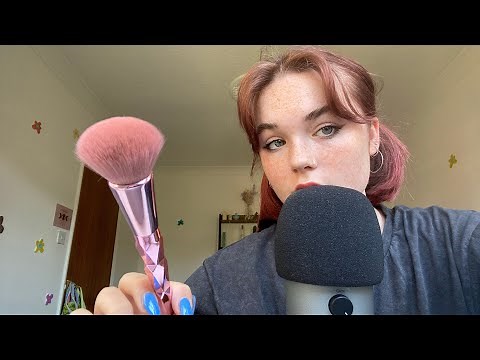 ASMR ESPAÑOL HACIENDO TU MAQUILLAJE (Un poco rápido y agresivo)