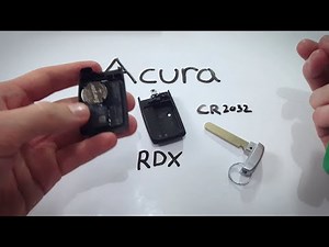 How to Replace the Remote Battery in the Acura RDX?