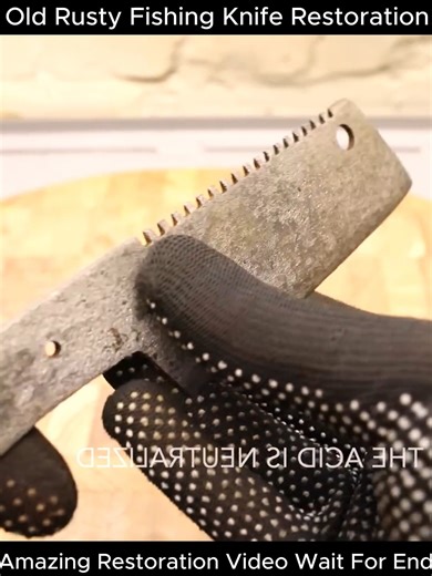 20K views · 472 reactions | Old Rusty Fishing Knife Restoration | Rescue & Restore | Facebook