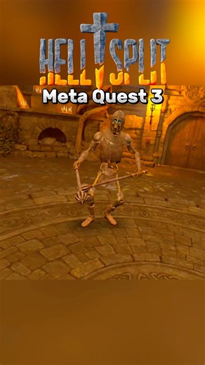 Hellsplit Arena on the Meta Quest 3💀 #hellsplitarena #vr #metaquest3 #gaming #vrgame #funny