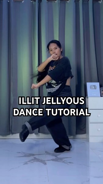 ILLIT (아일릿) ‘jellyous' Dance Tutorial Slow and Mirrored #jellyous #jellyoustep #ILLIT #dance