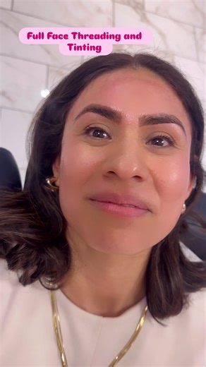 Full Face Threading Tinting = Instant Confidence Boost ✨ That clean, smooth skin… perfectly shaped brows… and naturally defined lashes 😍 Sometimes, it’s the smallest glow-up that makes the biggest difference. No makeup, no filter — just YOU feeling fresh, polished, and confident 💖 ✔ Removes even the finest hair ✔ Defines your natural features ✔ Saves your daily makeup time ✔ Leaves you feeling effortlessly put together Because confidence starts with how you feel in your own skin ✨ Come in, glo