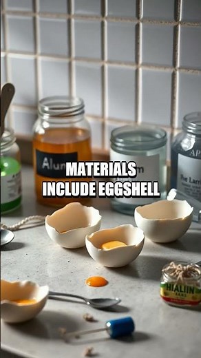 Geode in an Eggshell Alum Crystal Experiment