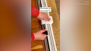 How to expertly clean the gap in your sliding doors