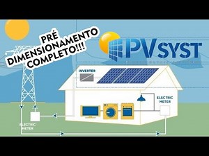 PVsyst - Pré dimensionamento de sistema fotovoltaico