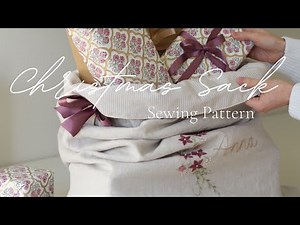 How to Sew a Christmas Sack | Easy DIY Santa Sack Tutorial
