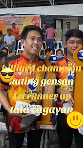 Tagum City fiesta celebration. BILIARF TOURNAMENT. billiard champion( CALIL RAMBER). 1st runner up (Jason sentillas). #fbreelsfypシ゚viral #billiards #followers | Laagan Tv