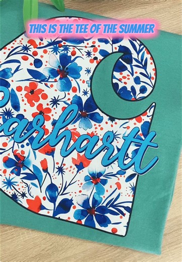 💙🩵 The new tee of the summmmmerrrr. 😍🤩⚡️ snag it NOW at the 🔗 in our b i o. #fourthofjulyoutfits #fourthofjulyweekend #carharttprincess #4thofjulyshirt #4thofjulygraphictee