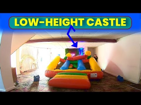 How to Set Up a Low Height Bouncy Castle Indoors | Low Ceiling Venue Setup Guide