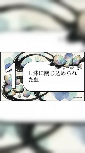 螺鈿：漆に虹を閉じ込める芸術 #shorts #伝統工芸 #螺鈿