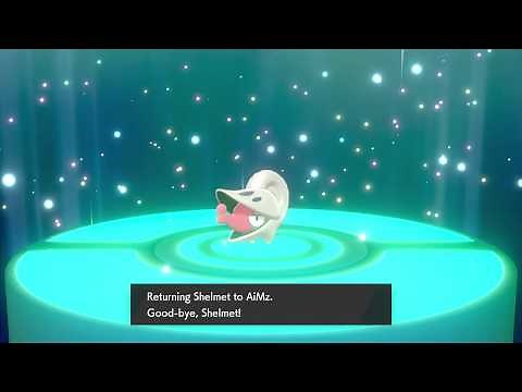 Pokémon Shield & Sword - How To Evolve Shelmet & Karrablast