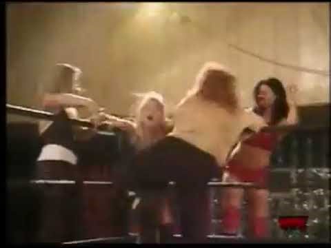 April Hunter match 6 woman match. Beth Phoenix, Angelina Love, Sarita, Traci Brooks
