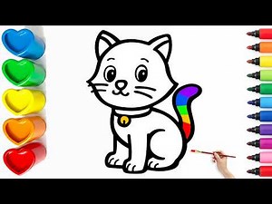 🐱How To Draw a Cute Cat | Easy Step By Step Tutorial #16