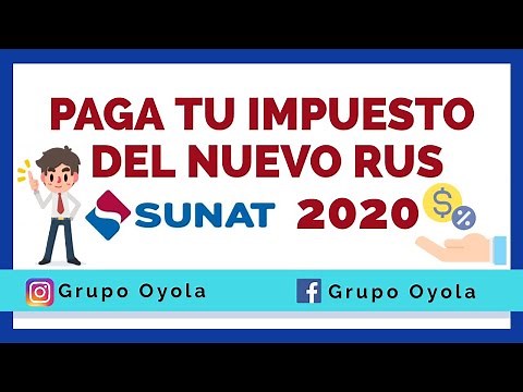 Como pagar el NUEVO RUS con la Nueva Plataforma de SUNAT Perú 2020