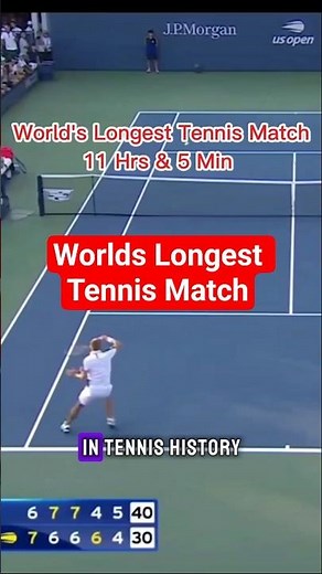 11 Hour Tennis Marathon :Isnar vs Mahut🧨🧨 Longest Match Ever #TennisHistory #IsnerVsMahut #Wimbledon