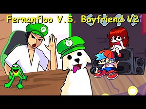 Friday Night Funkin': Fernanfloo V.S. Boyfriend V2 + Bonus Song Full Week [FNF Mod/HARD]