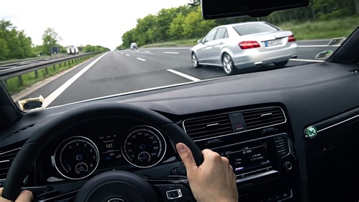 How fast does the Golf R feel from the driver view?