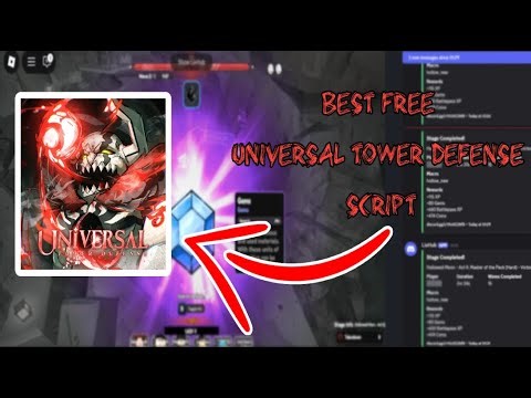 [☠️UPDATE 0.5☠️] Universal Tower Defense Script | Auto Farm & Macro - Roblox 2026