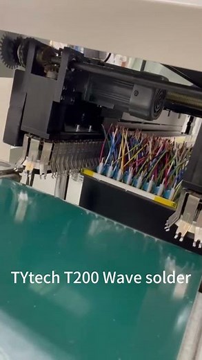 TYtech T200 Mini Wave Soldering Machine Working Processing.
