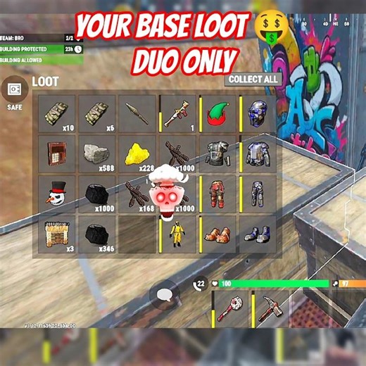 🤑 DUO BASE RAID GG 🔥|| MORT_AST || #oxidegame #shorts