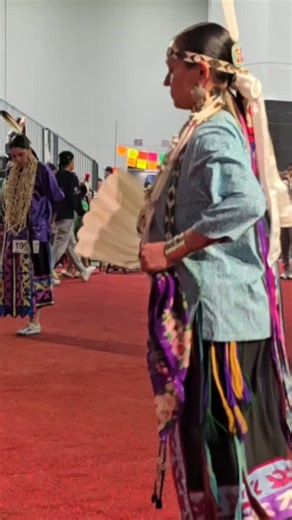 739 reactions · 38 shares | Applique at the Hunting Moon Powwow 2025 | Karen Webster | Facebook