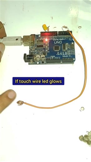How to make Touch sensor using Arduino uno?? #arduinoproject #schematics #arduino #how #diy #tech