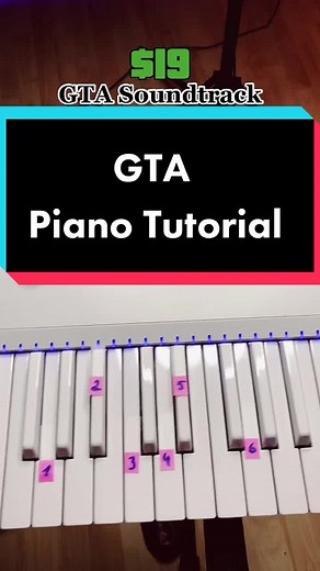 GTA Soundtrack Piano Tutorial: Learn Iconic Themes