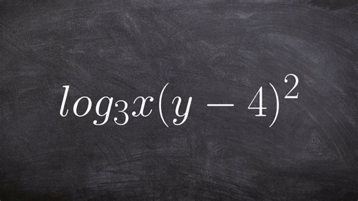 Rewriting a logarithmic expression using multiple terms