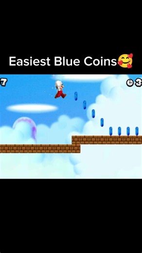Easiest Blue Coins! #mario #nintendo #retrogaming