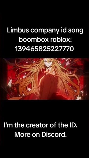 Limbus company id song boombox roblox #роблокс #roblox #song #boombox #music #limbuscompany #japan