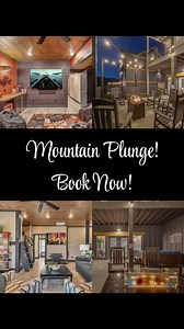 Discover the ultimate escape at Mountain Plunge, a stunning new luxury cabin located in the highly desirable Smith Creek Reserve. 🌲🏞️ Ideal for large gatherings or family getaways, this cabin accommodates up to 20 guests. 👨‍👩‍👧‍👦🧳 Situated just 1 mile from The Parkway in Pigeon Forge, you're only minutes away from Dollywood, shopping, dining, and endless adventures. 🚂🛍️🍽️ Enjoy plenty of fun for the entire family with a private indoor pool, game room, and theater. 🏊🎮🎥 It's the perfe