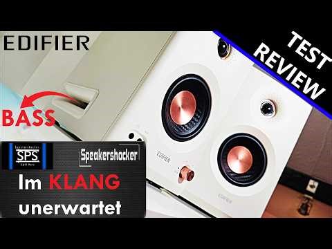 EDIFIER MR5 günstige Aktive Lautsprecher Test. Bass ist schonmal da, Wie klingen die Studio Monitore