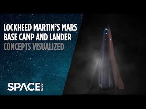 Mars Lander and Orbiting ‘Base Camp’ Visualized by Lockheed Martin
