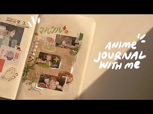 journal with me ☕️ ASMR scrapbook, collage (soft music)