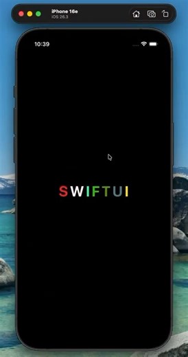 Tap this SwiftUI text 😳🔥 #shorts