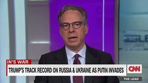 92K views · 2.3K reactions | Taking a look at former President Trump's history of siding with Russian President Vladimir Putin against Ukraine from the vantage point of 2022 is quite revealing — | Jake Tapper | Facebook