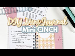 DIY Mini Cinch Journal