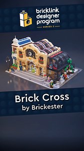 5.8K views · 50 reactions | Next stop, Brick Cross Train Station by @brickester_! Build this classic European-style station, integrate it with your modular layout, and open it up for full playability. Pre-order on June 6th at https://bit.ly/BDP-BrickCross $ 279.99 USA € 259.99 Germany #BrickLink #BrickLinkDesignerProgram #BDPSeries2 #LEGO | BrickLink | Facebook