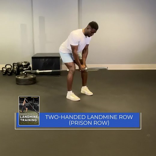 #WorkoutWednesday- The two-handed landmine row engages most of the...