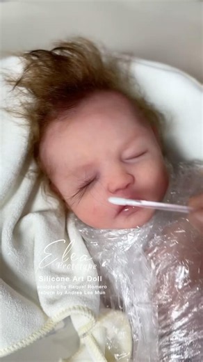 Elea Silicone Art Doll #hyperrealism