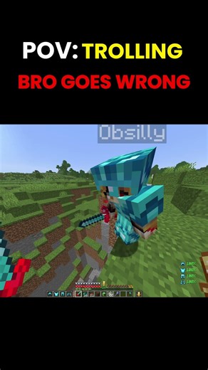 POV: Double betrayal in Minecraft #minecraft #shorts #fail